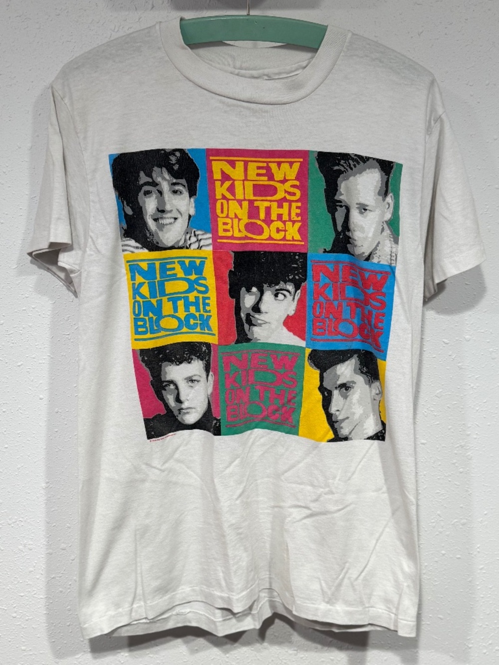 Vintage New Kids On The Block Double Sided Single Stitch Tour Shirt 1989 Medium